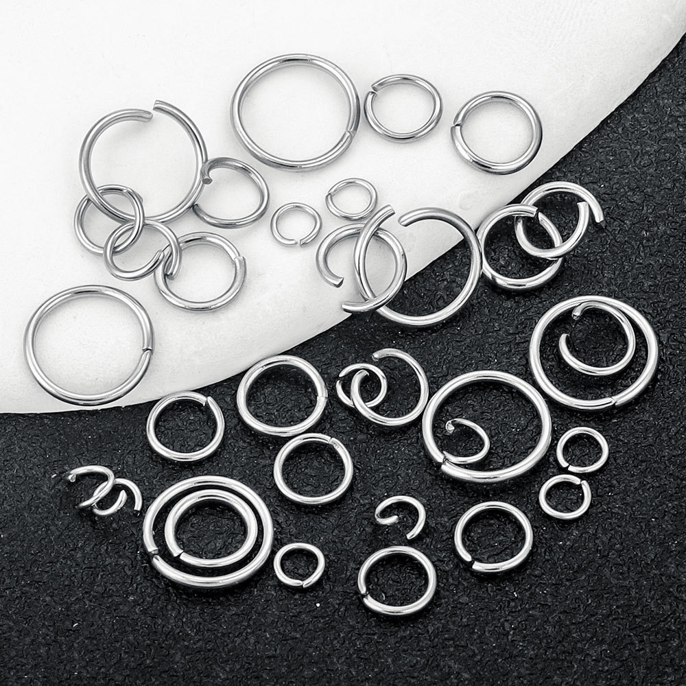 1000 pieces/bag Stainless Steel Jump Rings, DIY Accessories