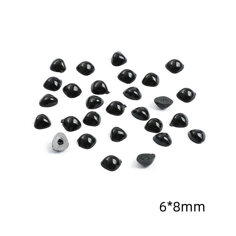Acrylic Triangular Animal Nose Flat Beads DIY Beads
