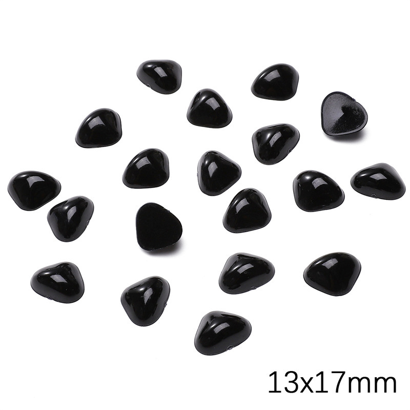 Acrylic Triangular Animal Nose Flat Beads DIY Beads