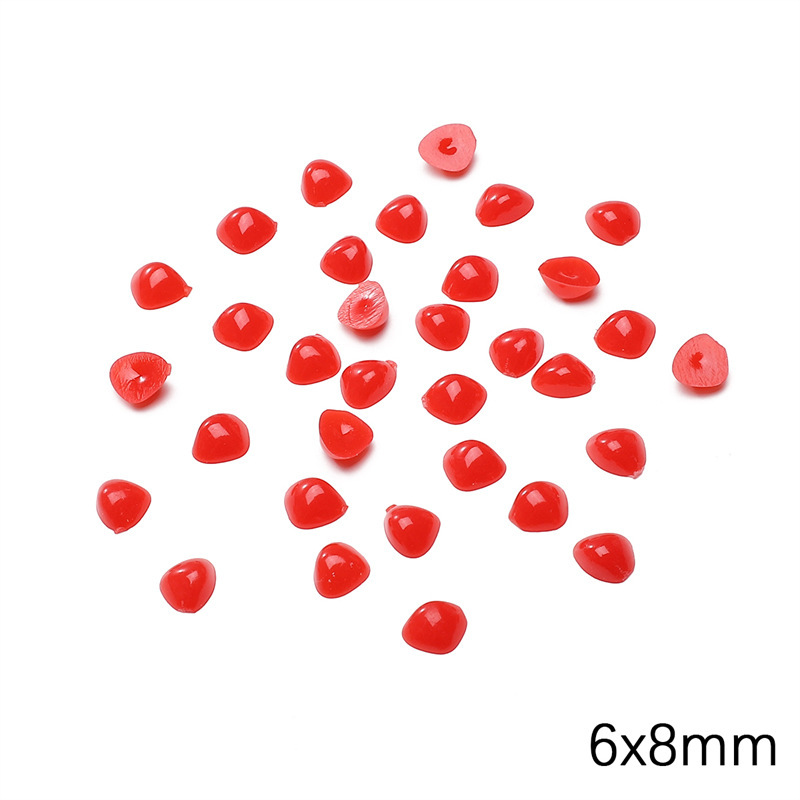 Acrylic Triangular Animal Nose Flat Beads DIY Beads