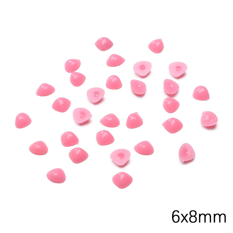 Acrylic Triangular Animal Nose Flat Beads DIY Beads