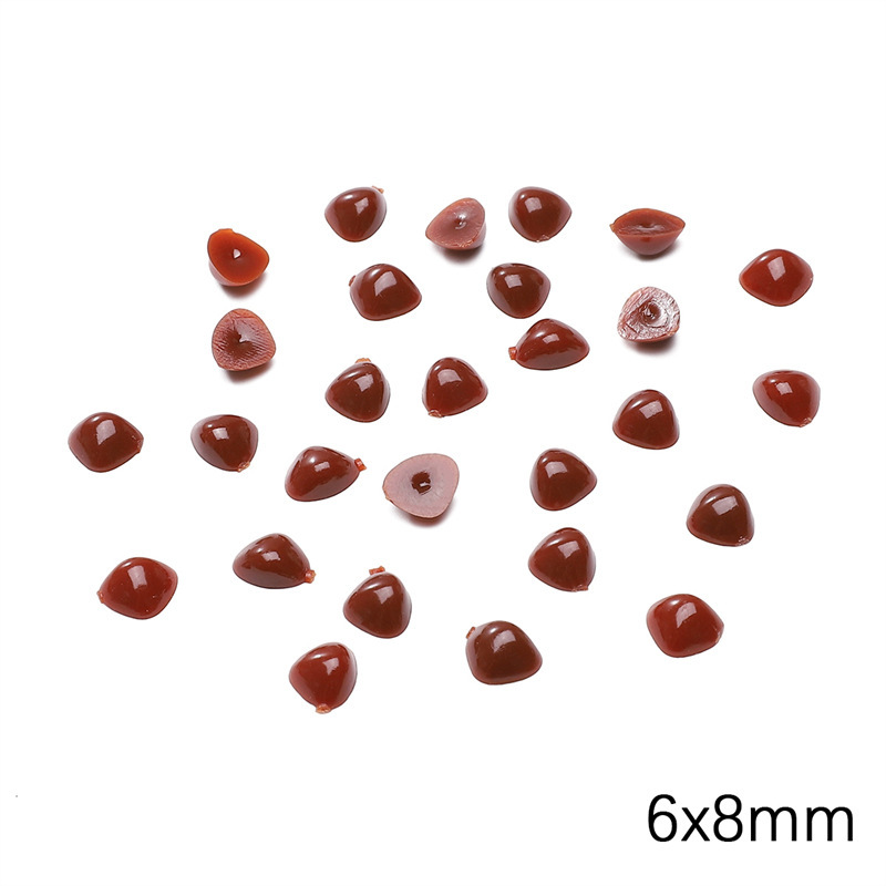 Acrylic Triangular Animal Nose Flat Beads DIY Beads