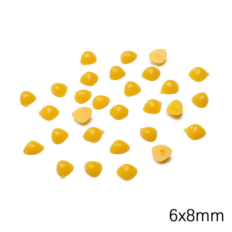 Acrylic Triangular Animal Nose Flat Beads DIY Beads