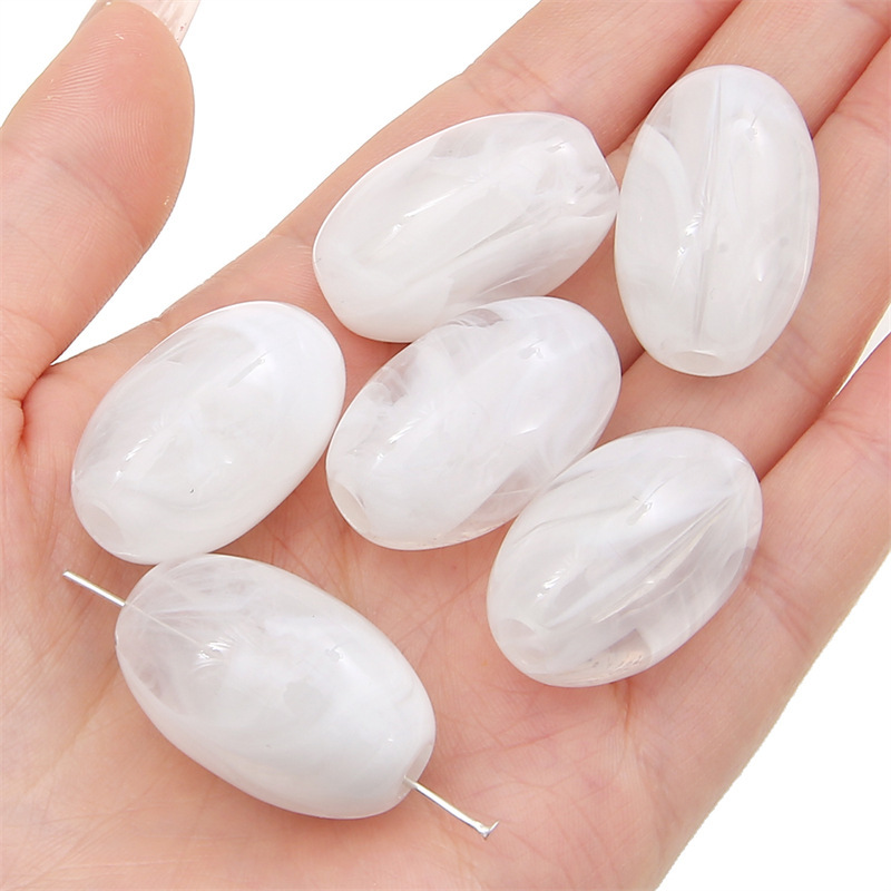 500g/bag Acrylic Large Hole Irregular Shaped Loose Beads for DIY Beads