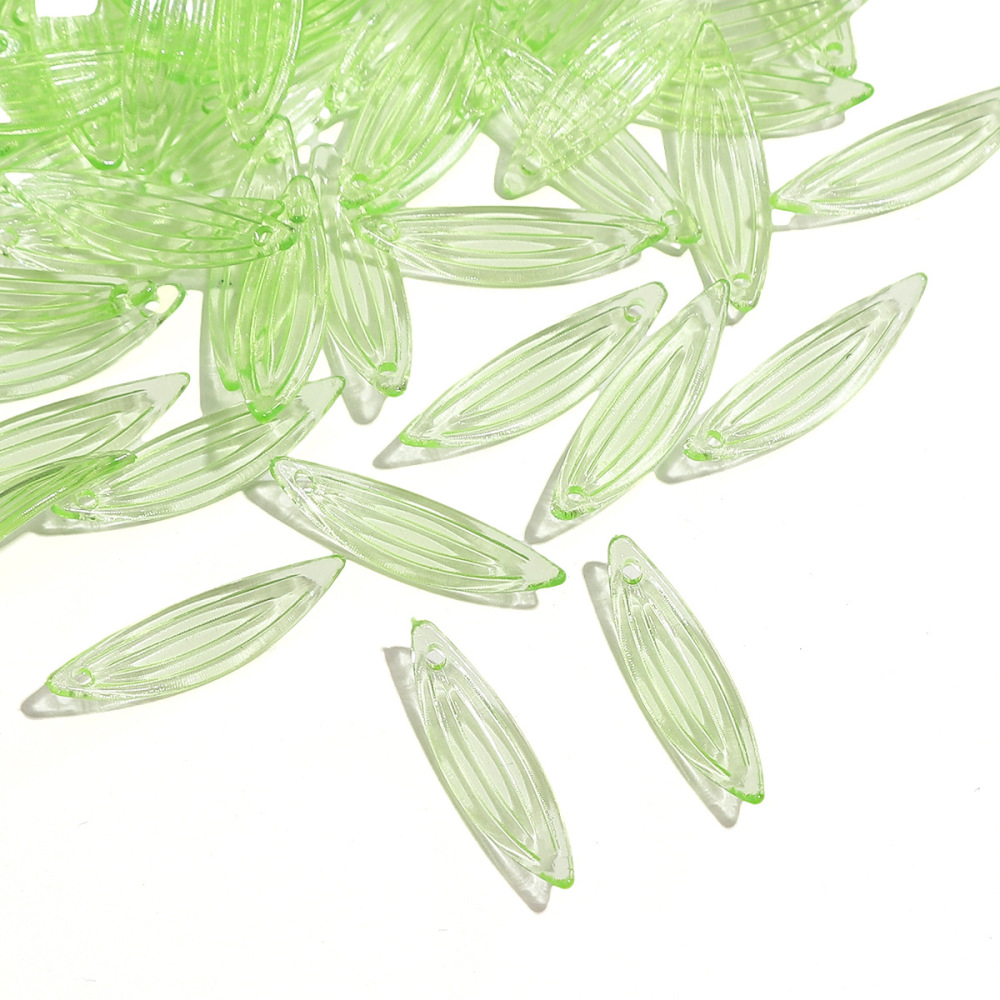500 pcs/bag Acrylic Mini Tree Leaf Beads DIY Beads