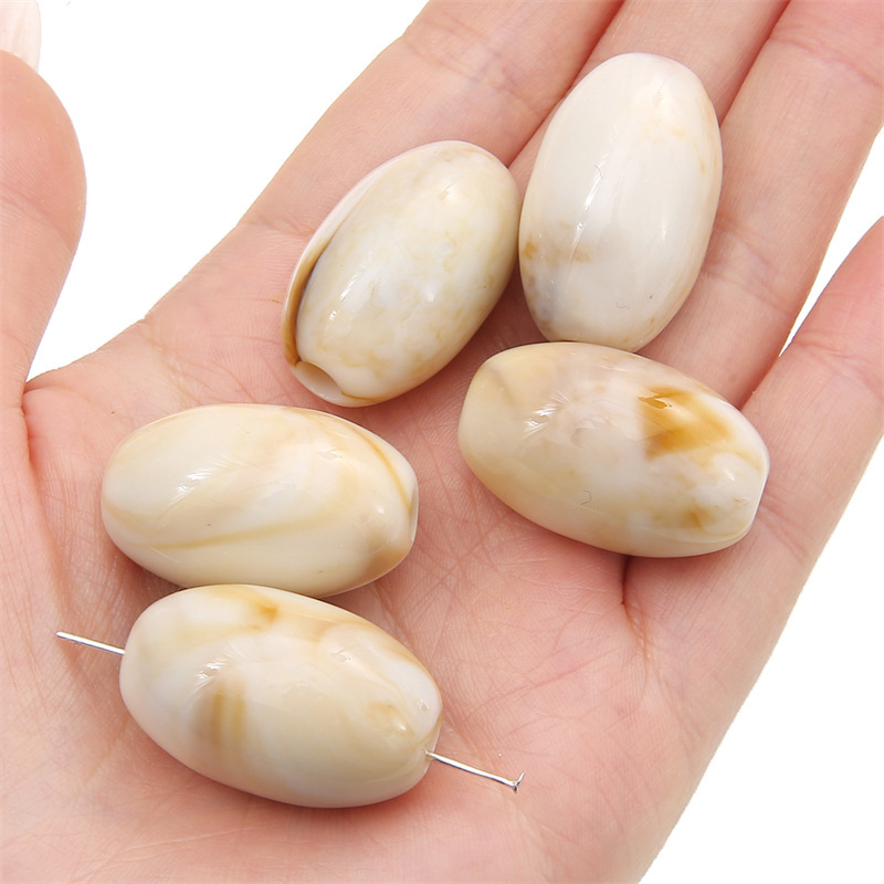 500g/bag Acrylic Large Hole Irregular Shaped Loose Beads for DIY Beads