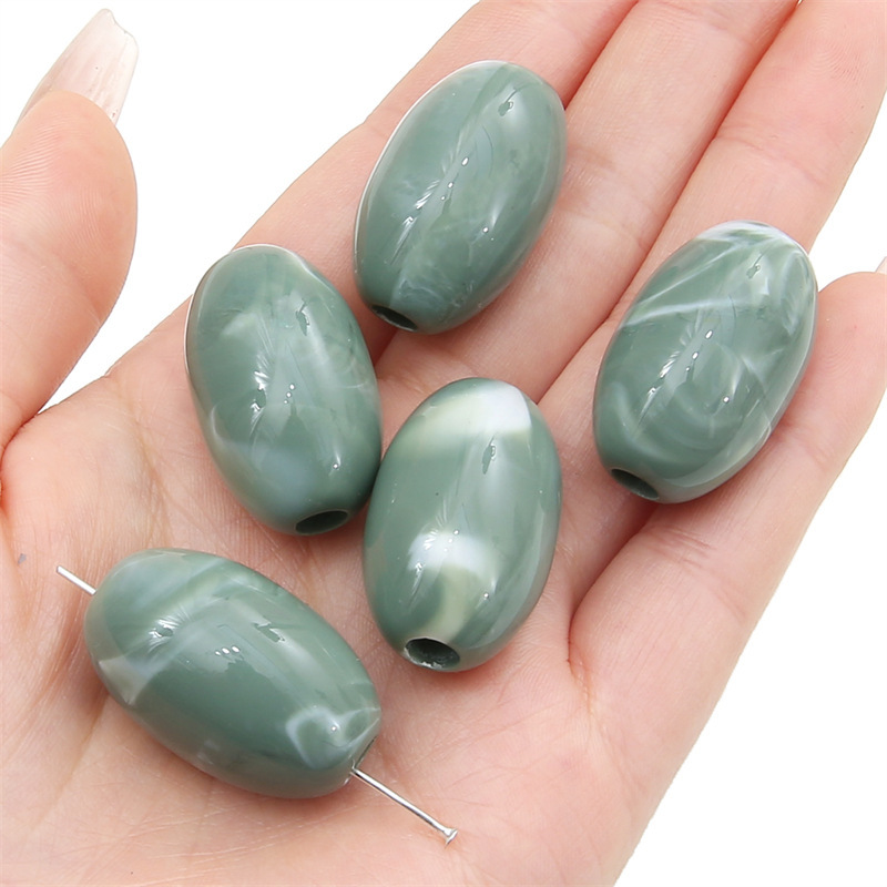 500g/bag Acrylic Large Hole Irregular Shaped Loose Beads for DIY Beads