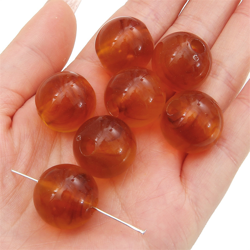 500g/bag Acrylic Large Hole Irregular Shaped Loose Beads for DIY Beads