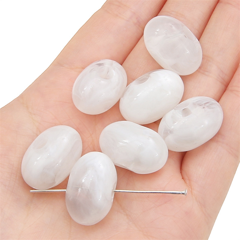 500g/bag Acrylic Large Hole Irregular Shaped Loose Beads for DIY Beads