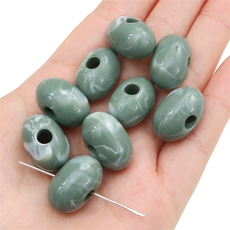 500g/bag Acrylic Large Hole Irregular Shaped Loose Beads for DIY Beads