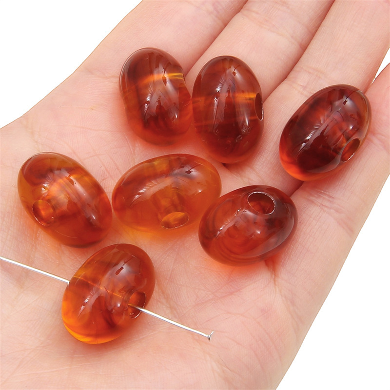 500g/bag Acrylic Large Hole Irregular Shaped Loose Beads for DIY Beads