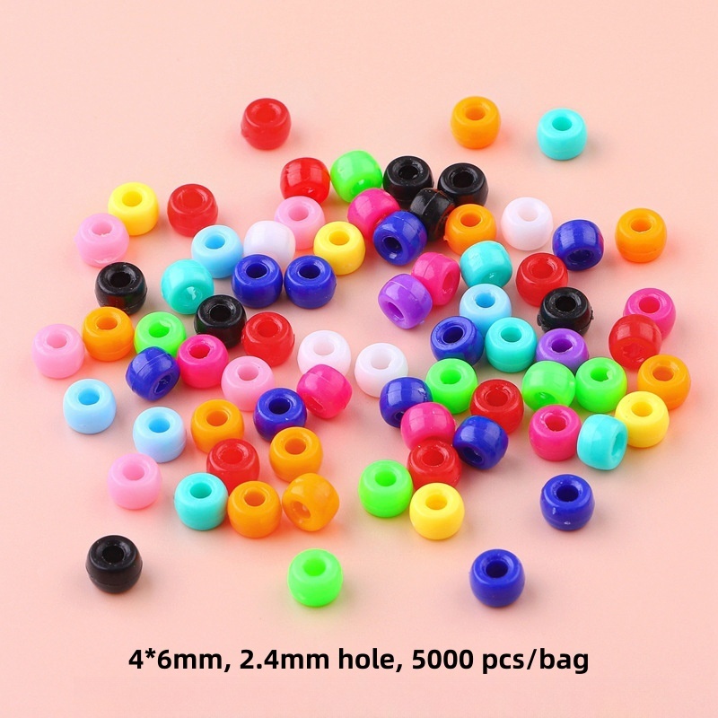 Large package of acrylic letter beads, love small flower beads DIY accessories