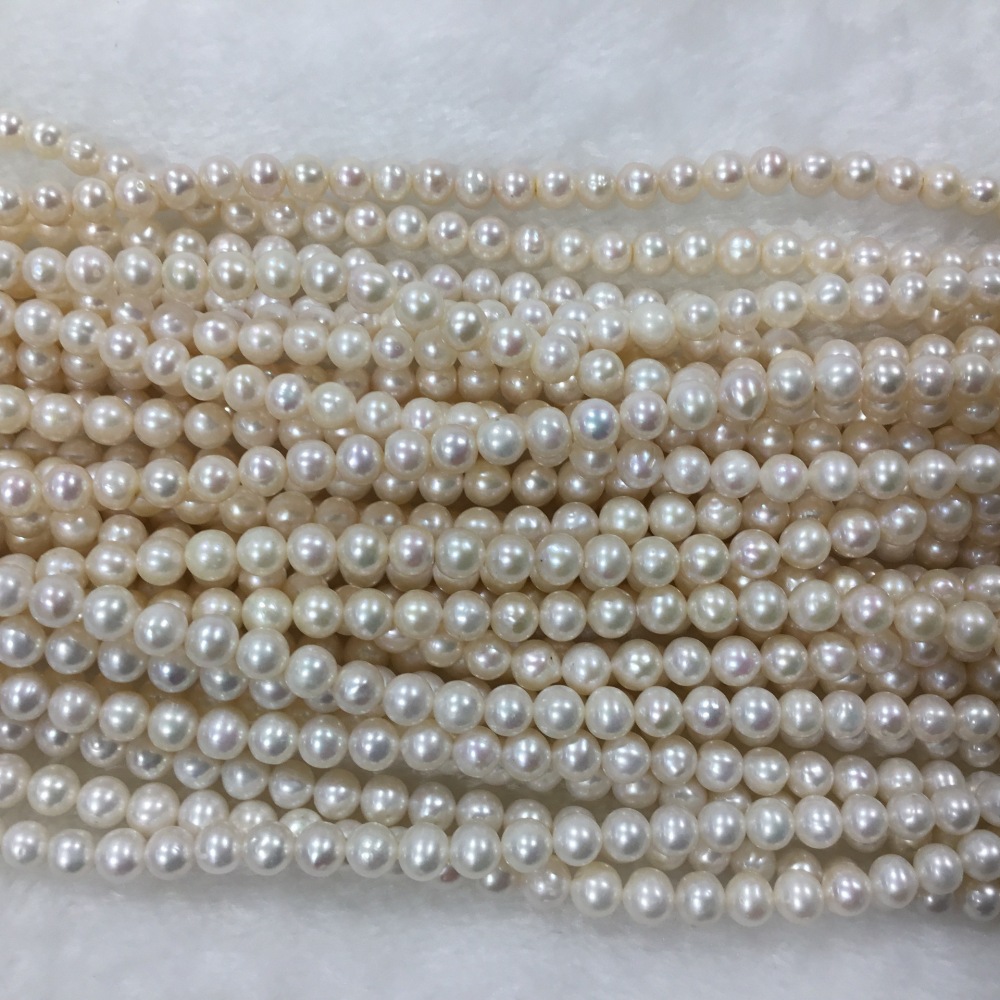 6-7mm Natural Freshwater Pearl with Minor Imperfections - DIY Accessories