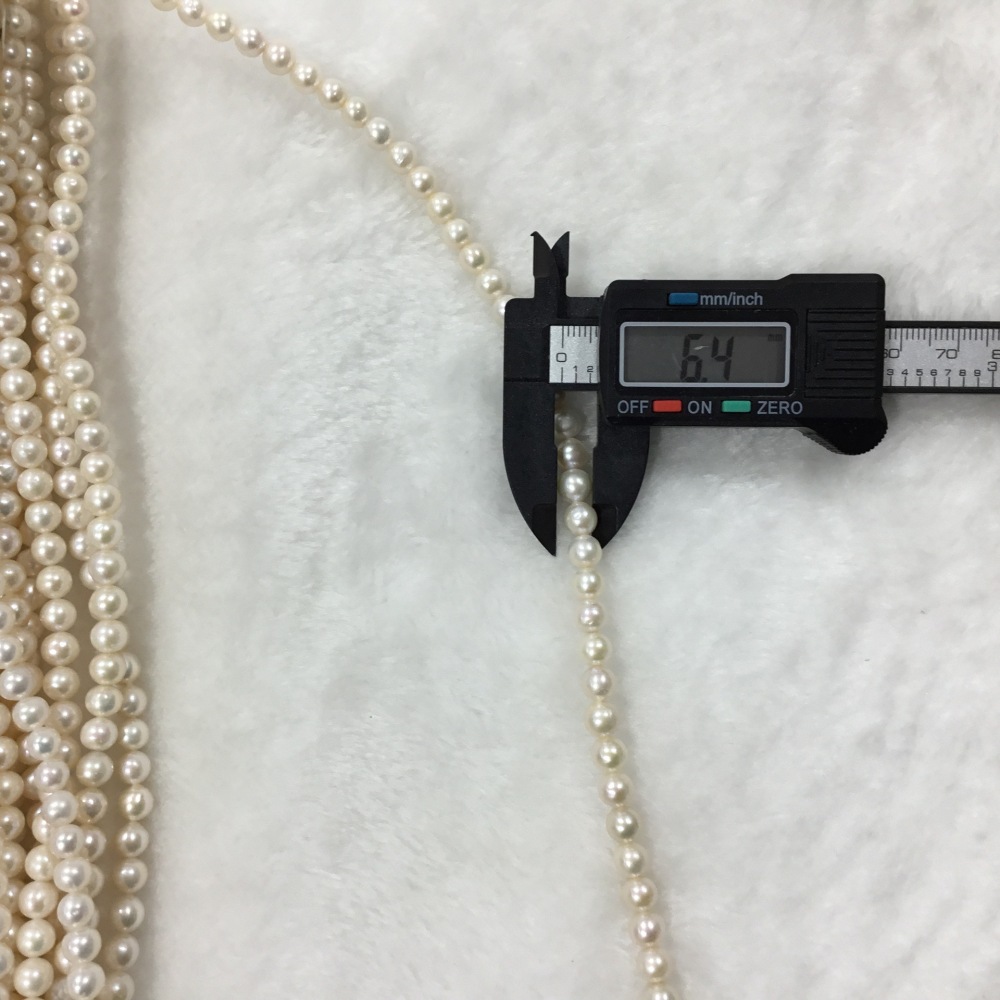 6-7mm Natural Freshwater Pearl with Minor Imperfections - DIY Accessories