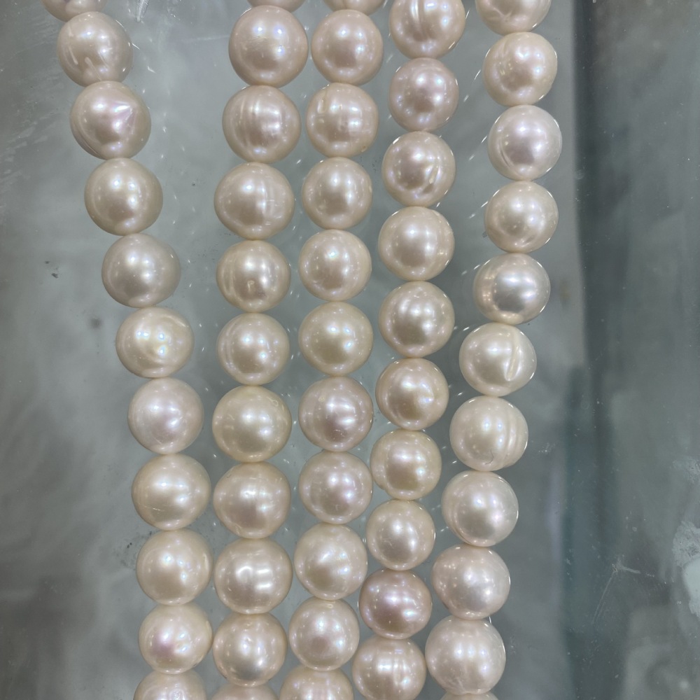 9-10mm Natural Freshwater Oval Pearl DIY Accessories