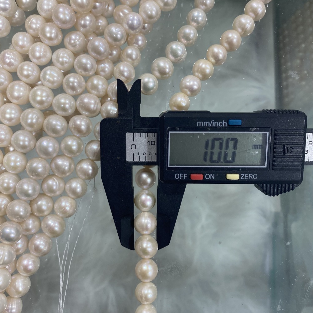9-10mm Natural Freshwater Oval Pearl DIY Accessories
