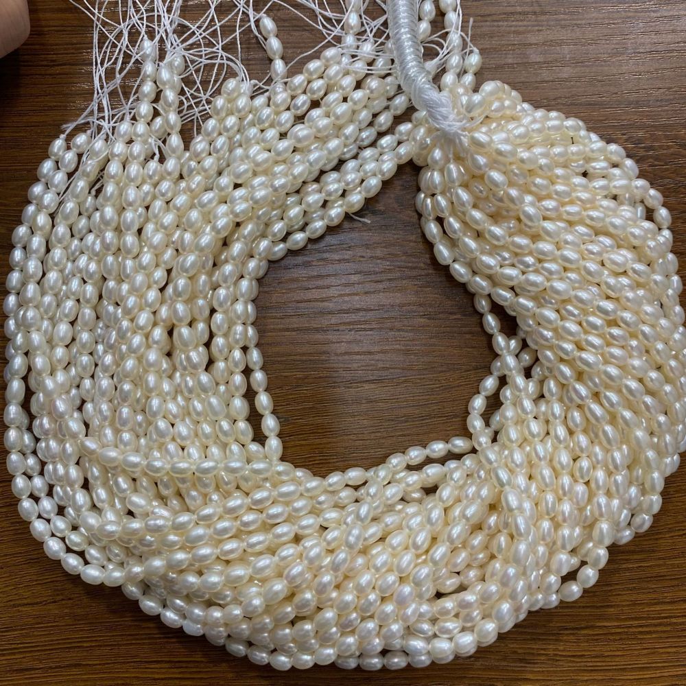 4-4.5mm Natural Freshwater Pearls with Few Imperfections - DIY Accessories
