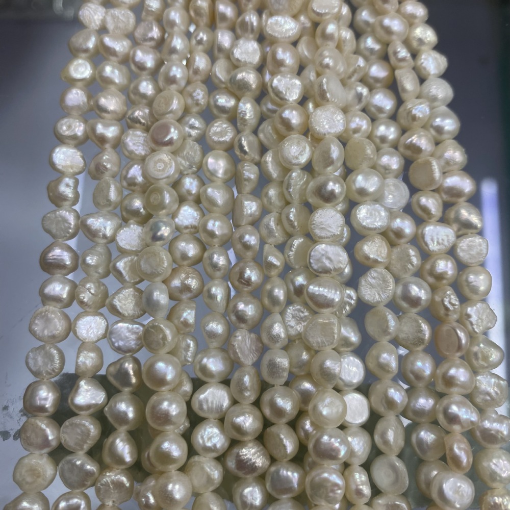 5-6mm Baroque Natural Freshwater Pearl DIY Accessories