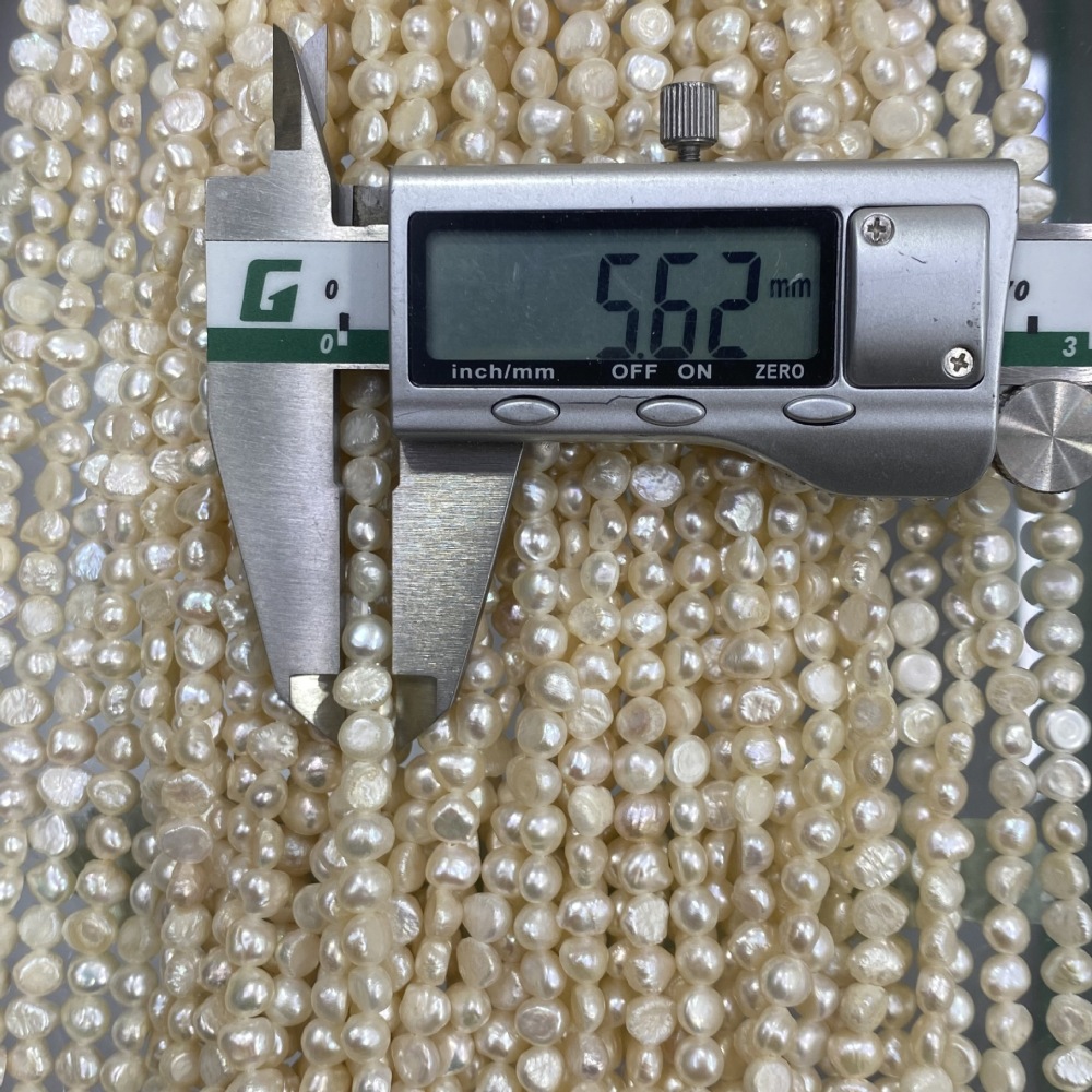 5-6mm Baroque Natural Freshwater Pearl DIY Accessories