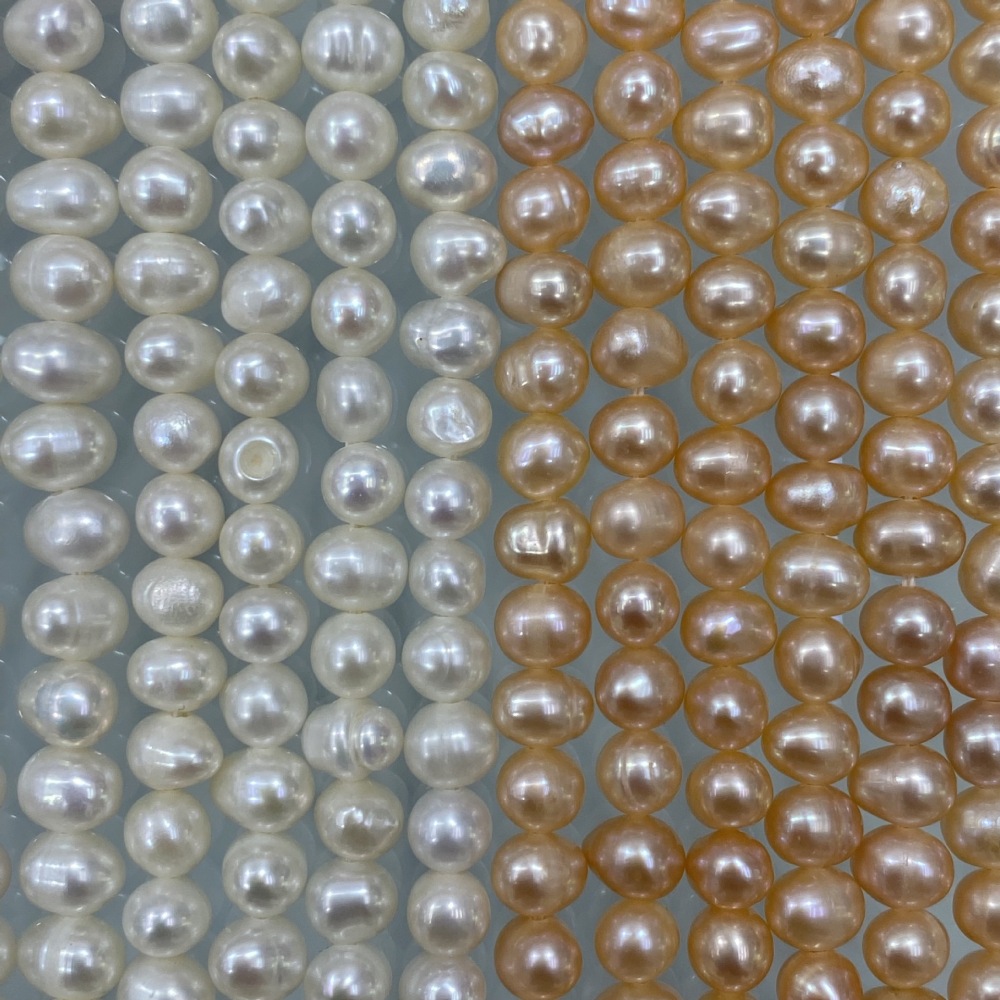 4-5mm Natural Freshwater Pearls, Smooth Surface, Few Textures, High Luster, DIY Accessories