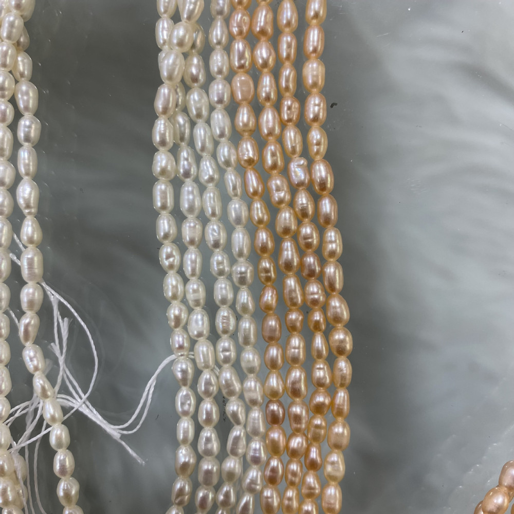3-4 mm Natural Freshwater Pearls (Millet Pearls) DIY Accessories