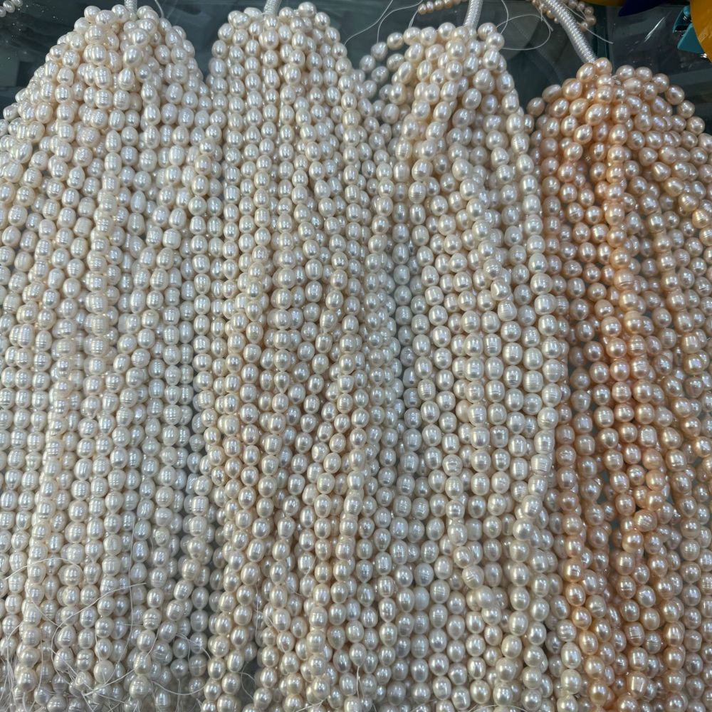 8-11mm Natural Freshwater Pearls, High Luster, Slight Texture, DIY Accessories