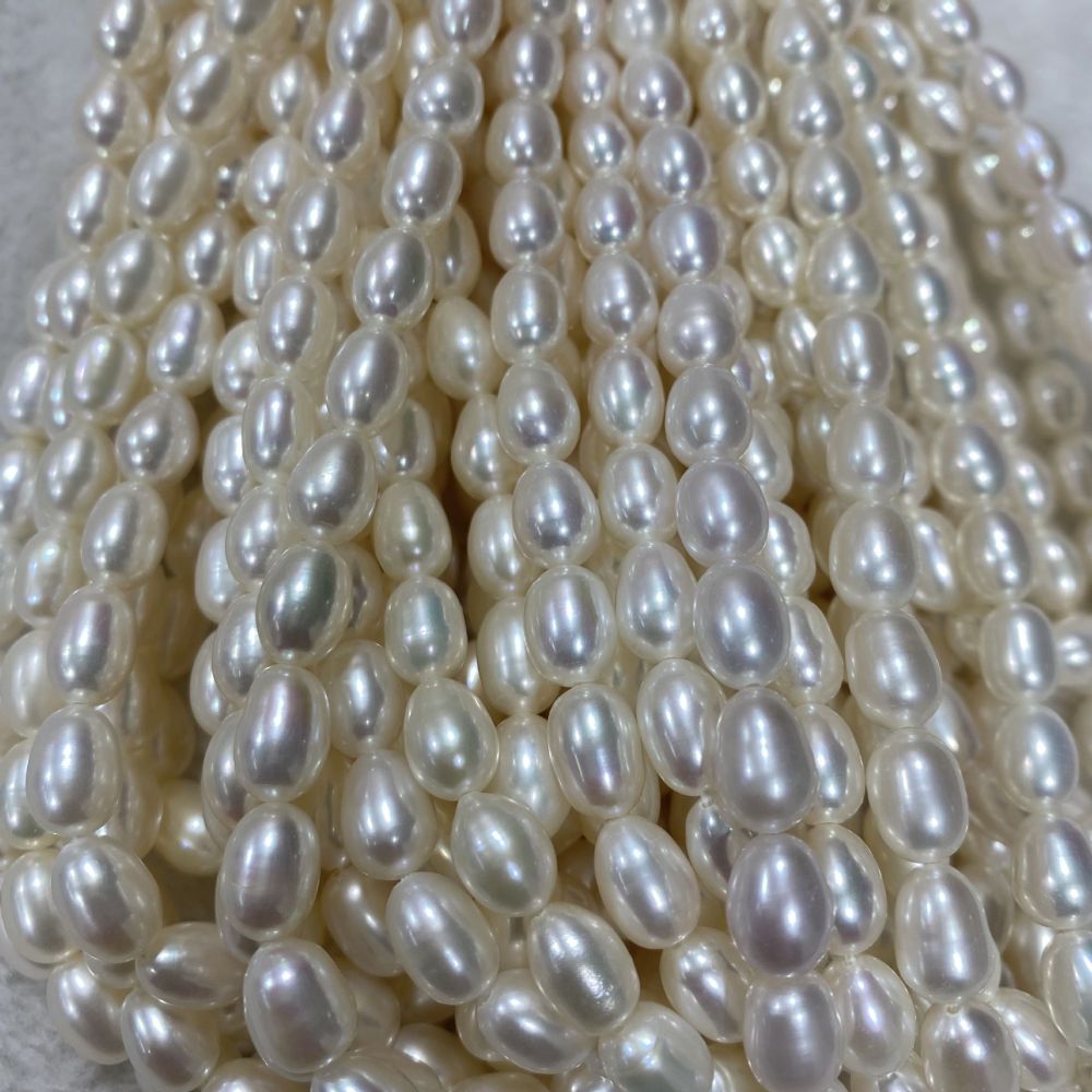 7-8mm Natural Freshwater Pearls, High Luster, Very Few Blemishes, DIY Accessories