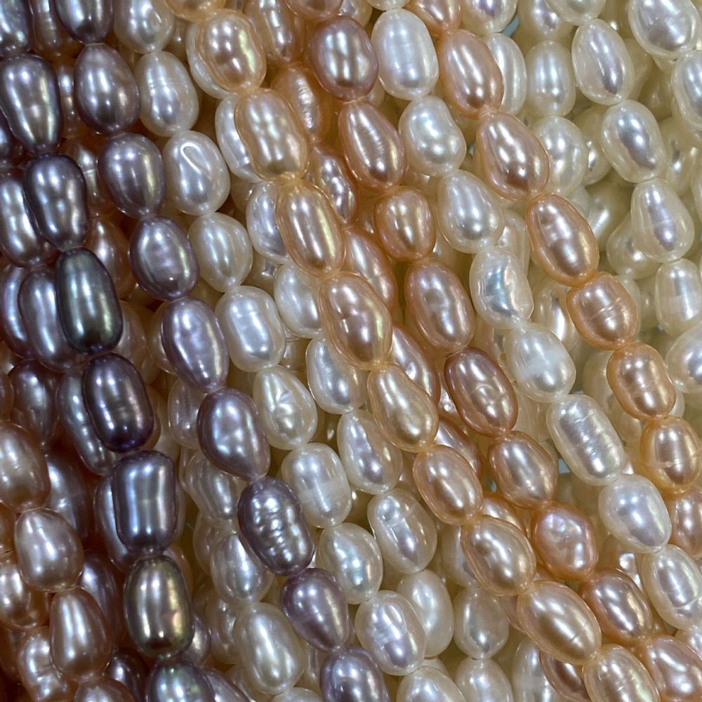 3-4mm Natural Freshwater Pearls, High Luster, High Gloss, DIY Accessories