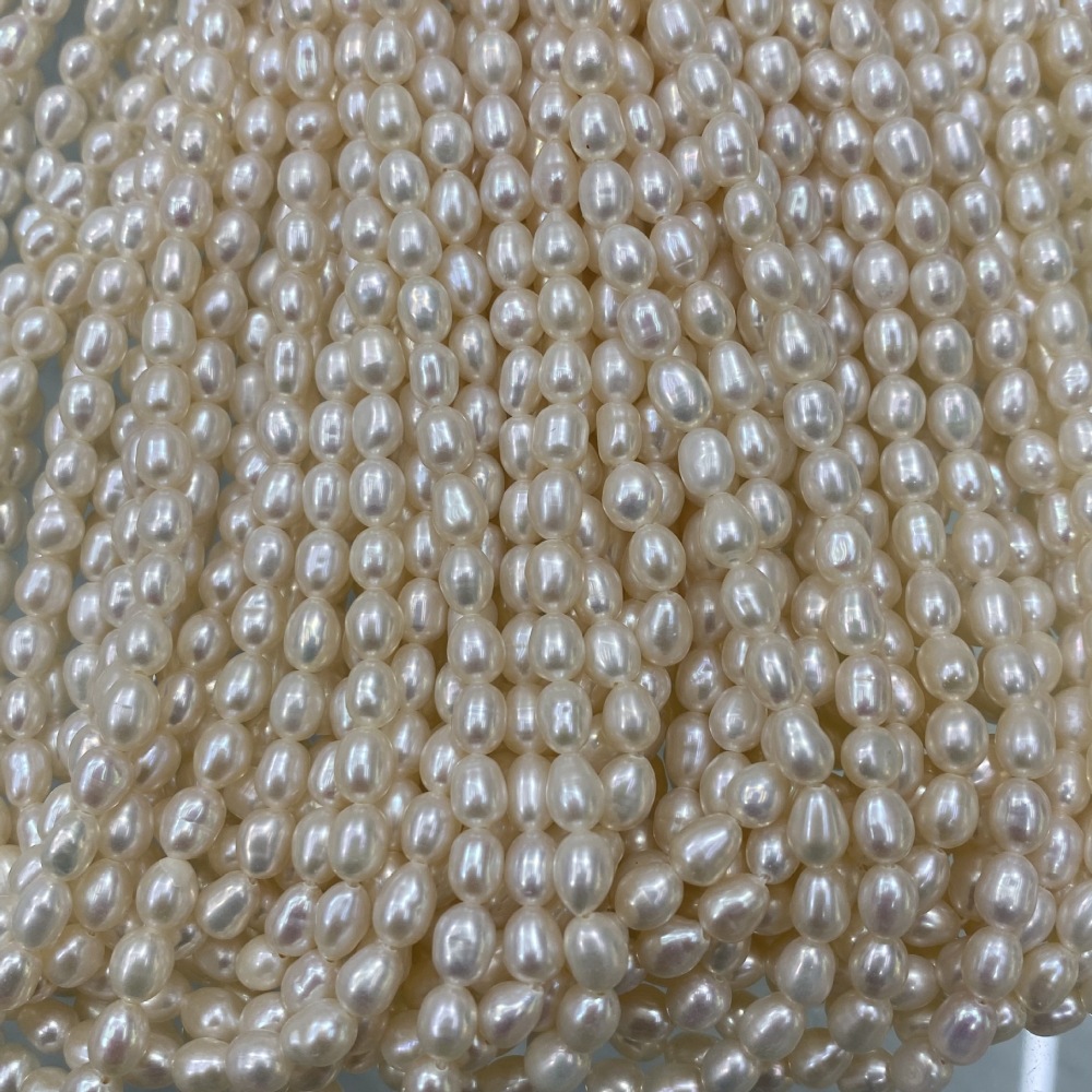 4-5mm Natural Freshwater Pearls (Seed Beads) with High Luster - DIY Accessories