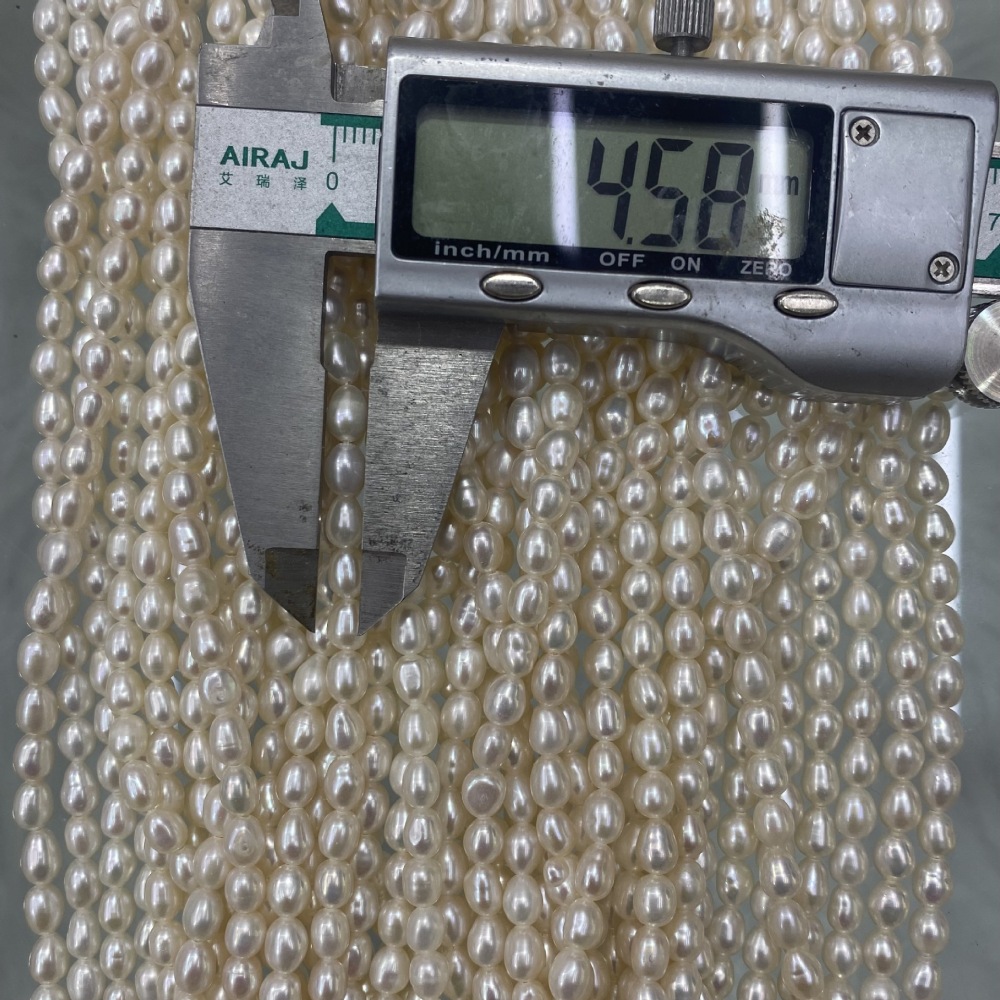 4-5mm Natural Freshwater Pearls (Seed Beads) with High Luster - DIY Accessories
