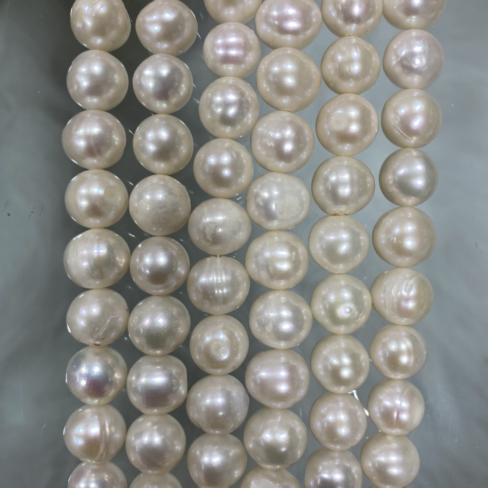 8-9mm Natural Freshwater Pearls, Few Textures, Slightly Mottled Skin, DIY Accessories