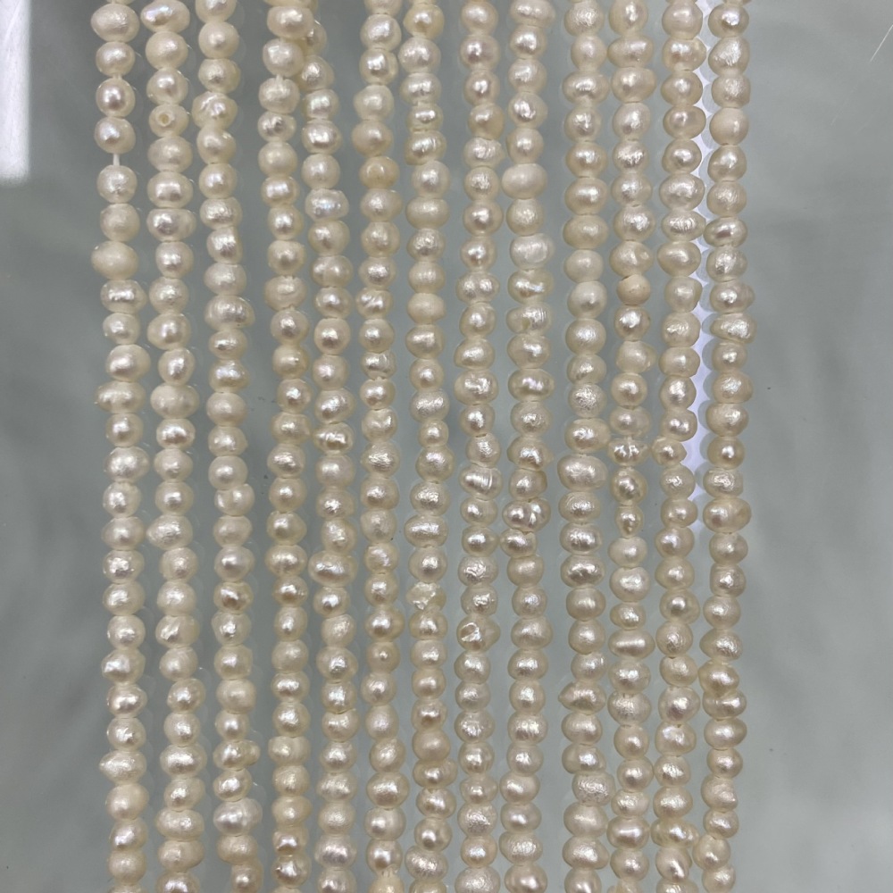 2-2.5mm Natural Freshwater Pearls, Near-Round, DIY Accessories