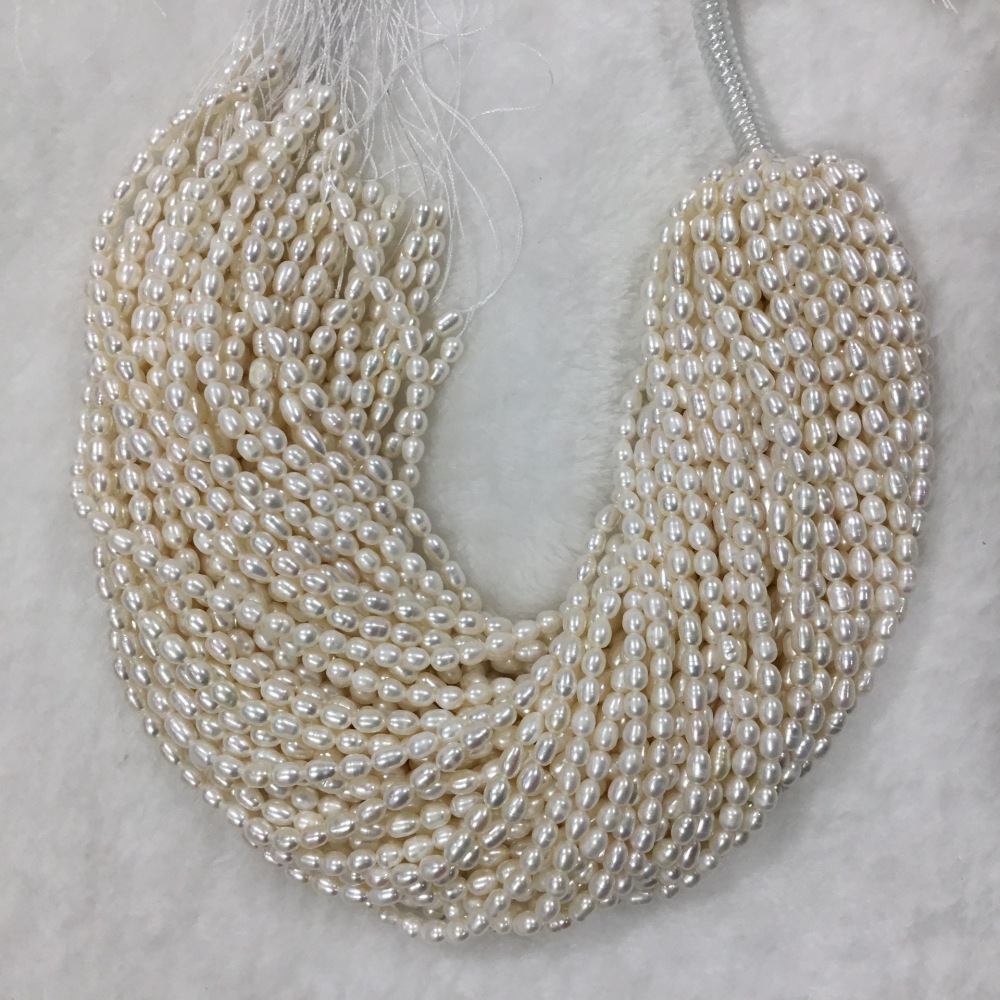 4.5~5mm Natural Freshwater Pearls, Textured Seed Beads, DIY Accessories