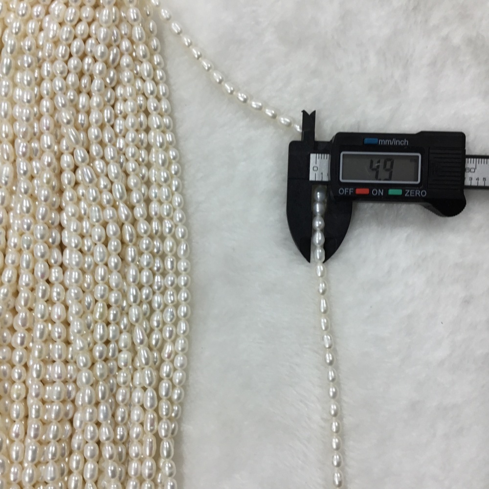 4.5~5mm Natural Freshwater Pearls, Textured Seed Beads, DIY Accessories