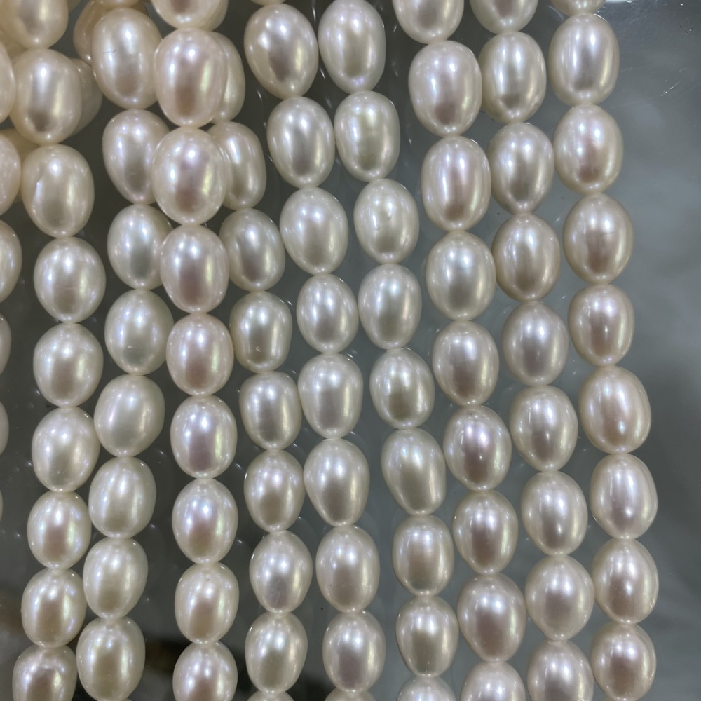 7-8mm Natural Freshwater Pearls, High Luster, High Gloss, DIY Accessories