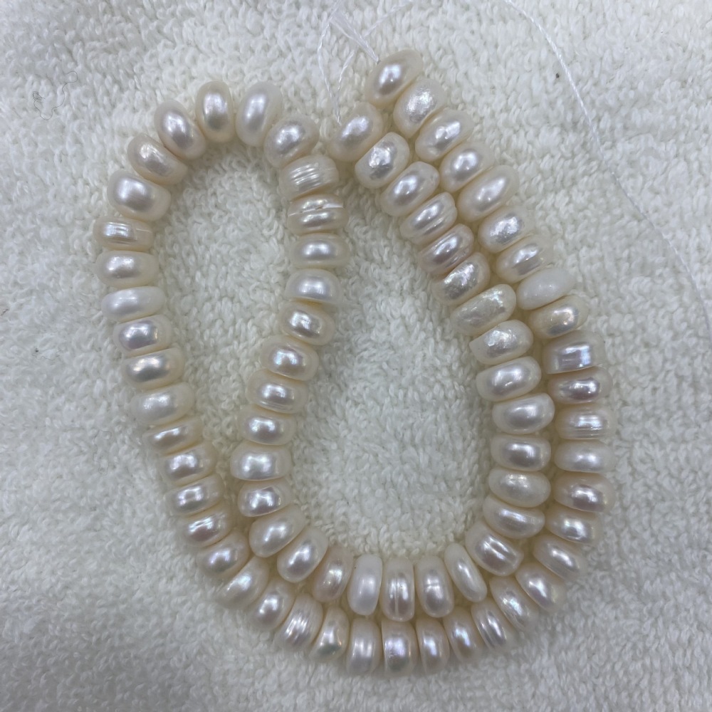8-9mm Natural Freshwater Pearls, Bread Beads, Slightly Textured, DIY Accessories