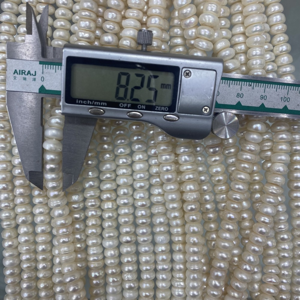 8-9mm Natural Freshwater Pearls, Bread Beads, Slightly Textured, DIY Accessories