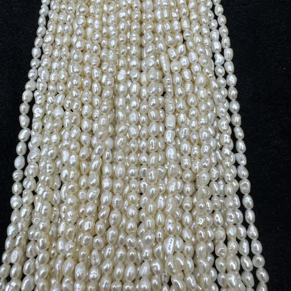 4-5mm Natural Baroque Freshwater Pearls, High Luster, Few Flaws, DIY Accessories