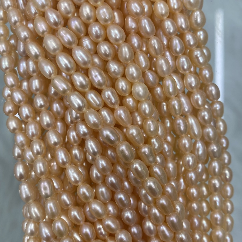 4-5mm Natural Freshwater Pearls, High-Luster, DIY Accessories