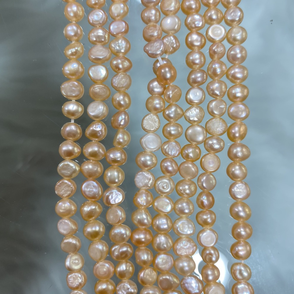 5-6mm Natural Baroque Freshwater Pearls, High Luster, DIY Accessories