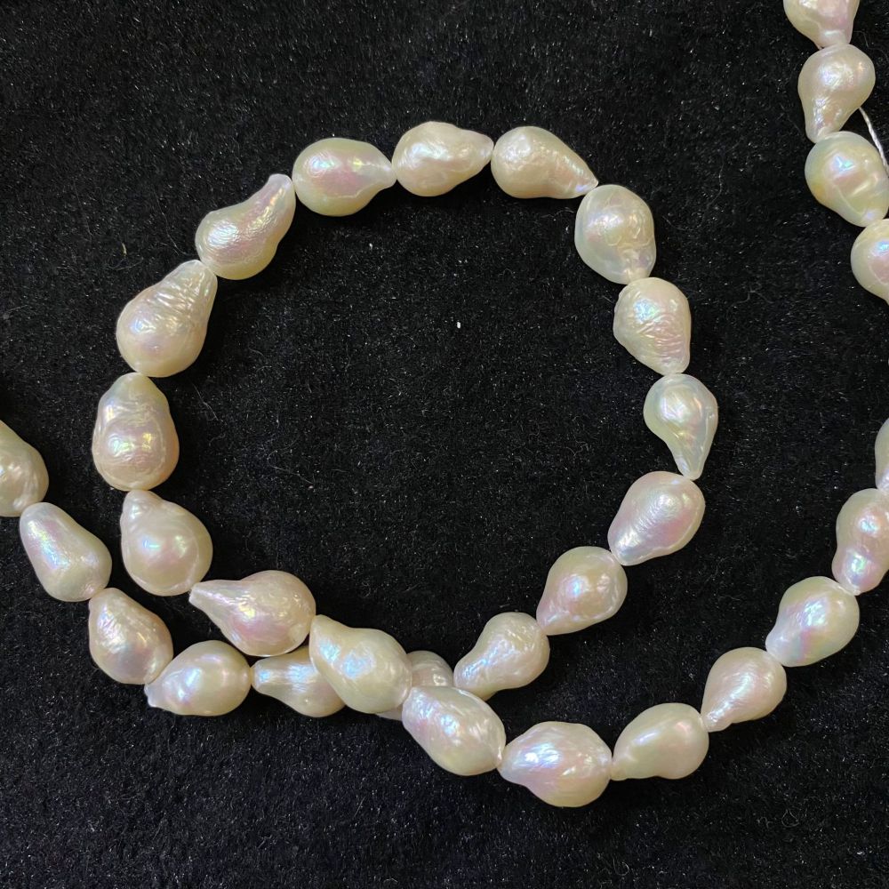 6-8mm Natural Baroque Teardrop-Shaped Freshwater Pearl DIY Accessories