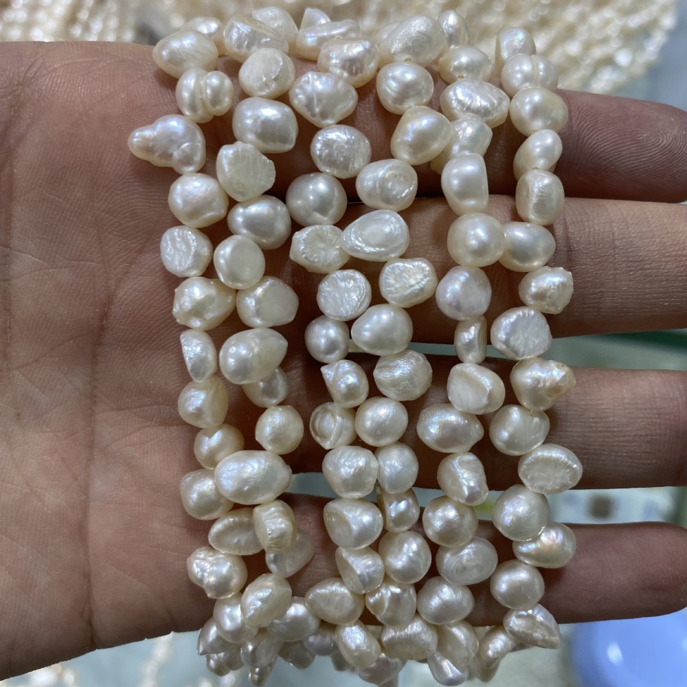 5-6mm Natural Baroque Freshwater Pearls with 3/7 Hole - DIY Accessories