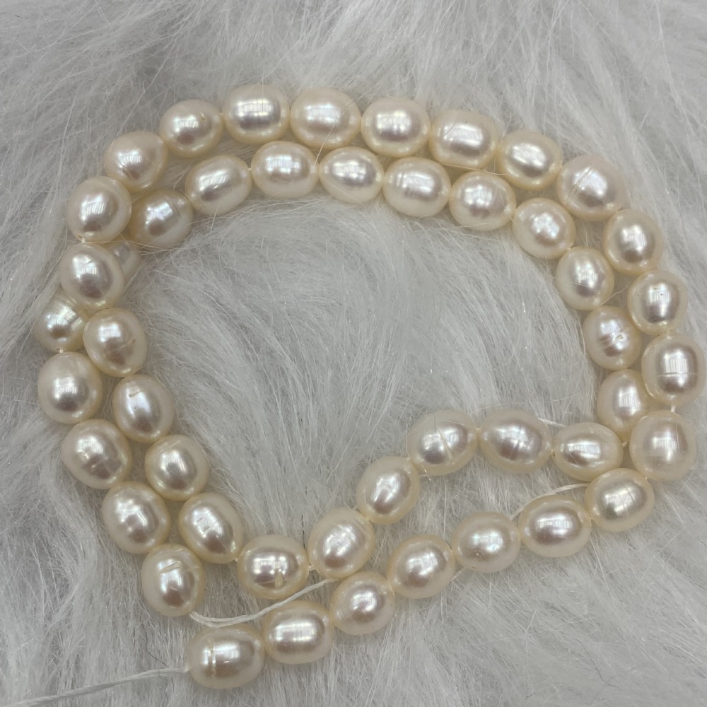 6-7mm Natural Freshwater Pearls, High Luster, Slight Texture, DIY Accessories