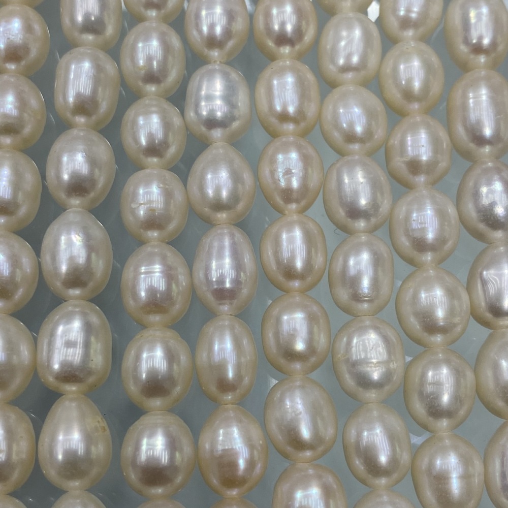 6-7mm Natural Freshwater Pearls, High Luster, Slight Texture, DIY Accessories