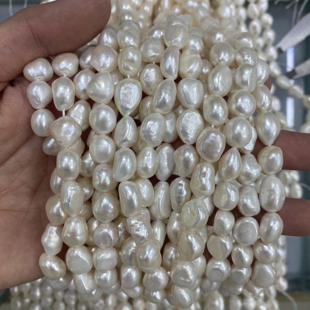 10-11mm Natural Baroque Freshwater Near-Round Pearl DIY Accessories