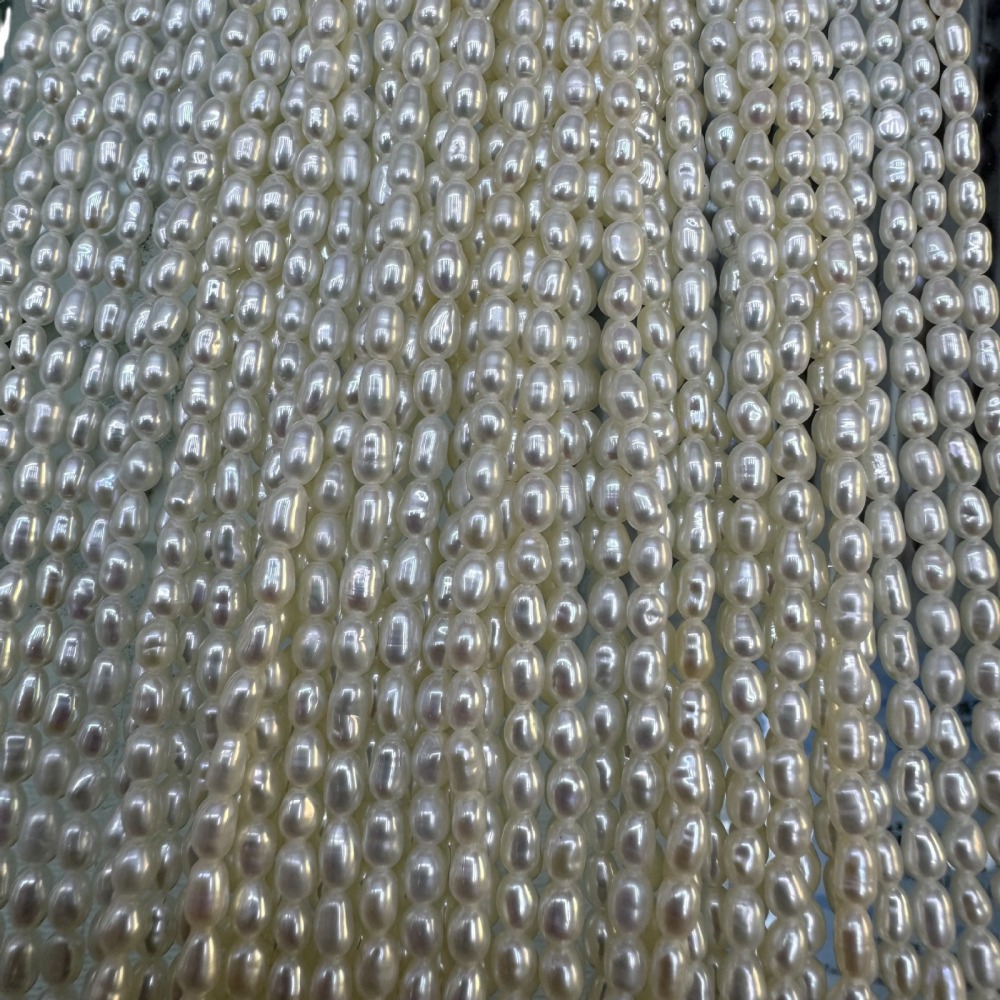 2-3-4mm Natural Freshwater Pearls, High Luster, Seed Beads, DIY Accessories