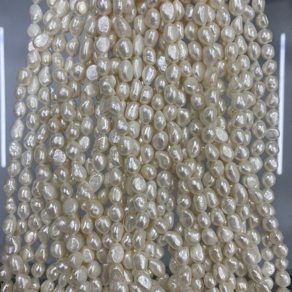 10-11mm Natural Baroque Freshwater Near-Round Pearl DIY Accessories