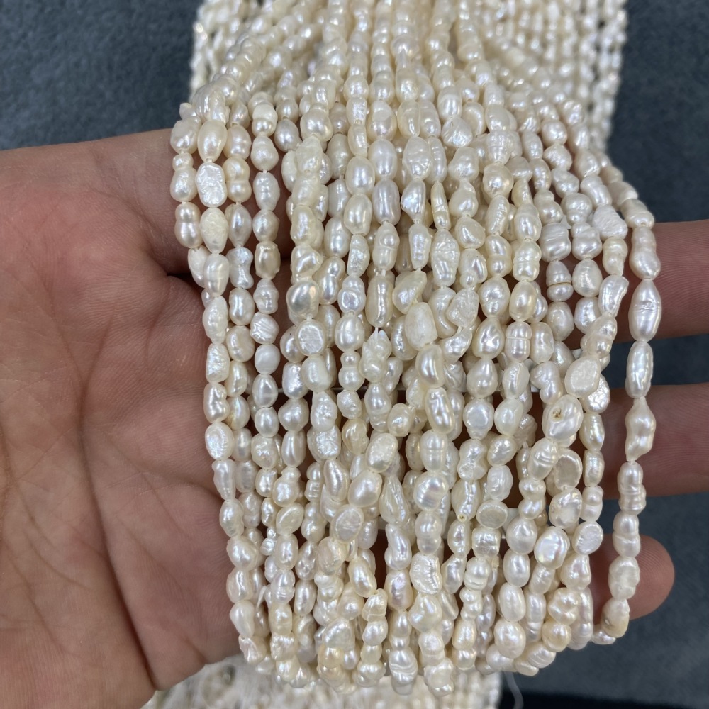2-4mm Natural Baroque Freshwater Pearl DIY Accessories