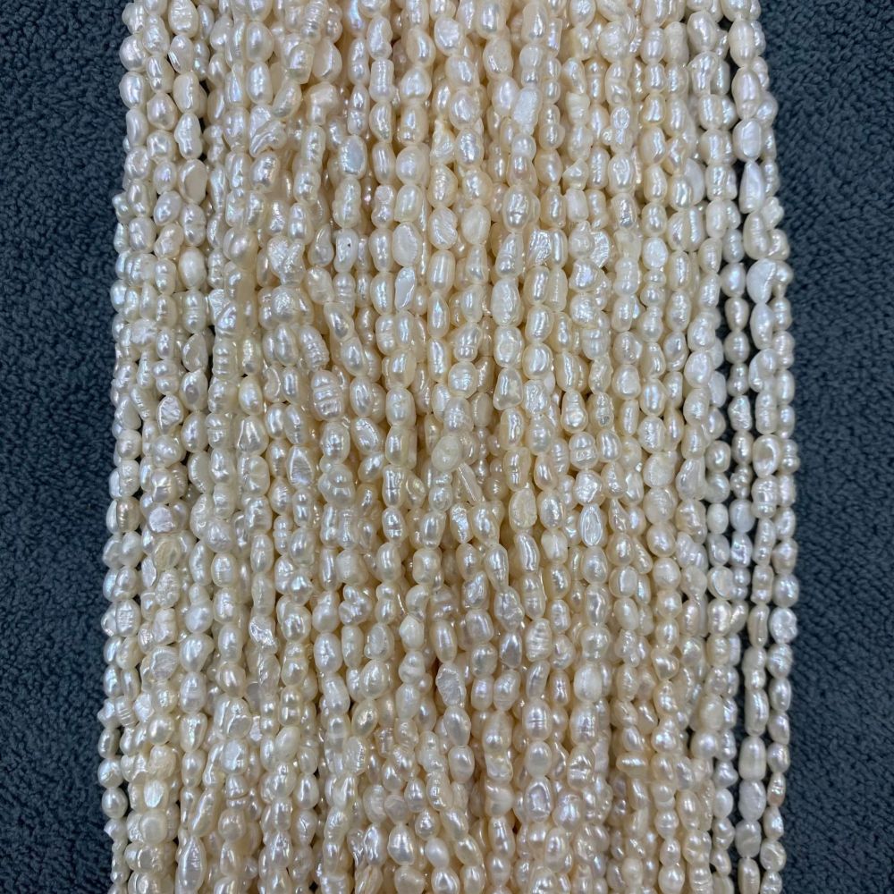 2-4mm Natural Baroque Freshwater Pearl DIY Accessories