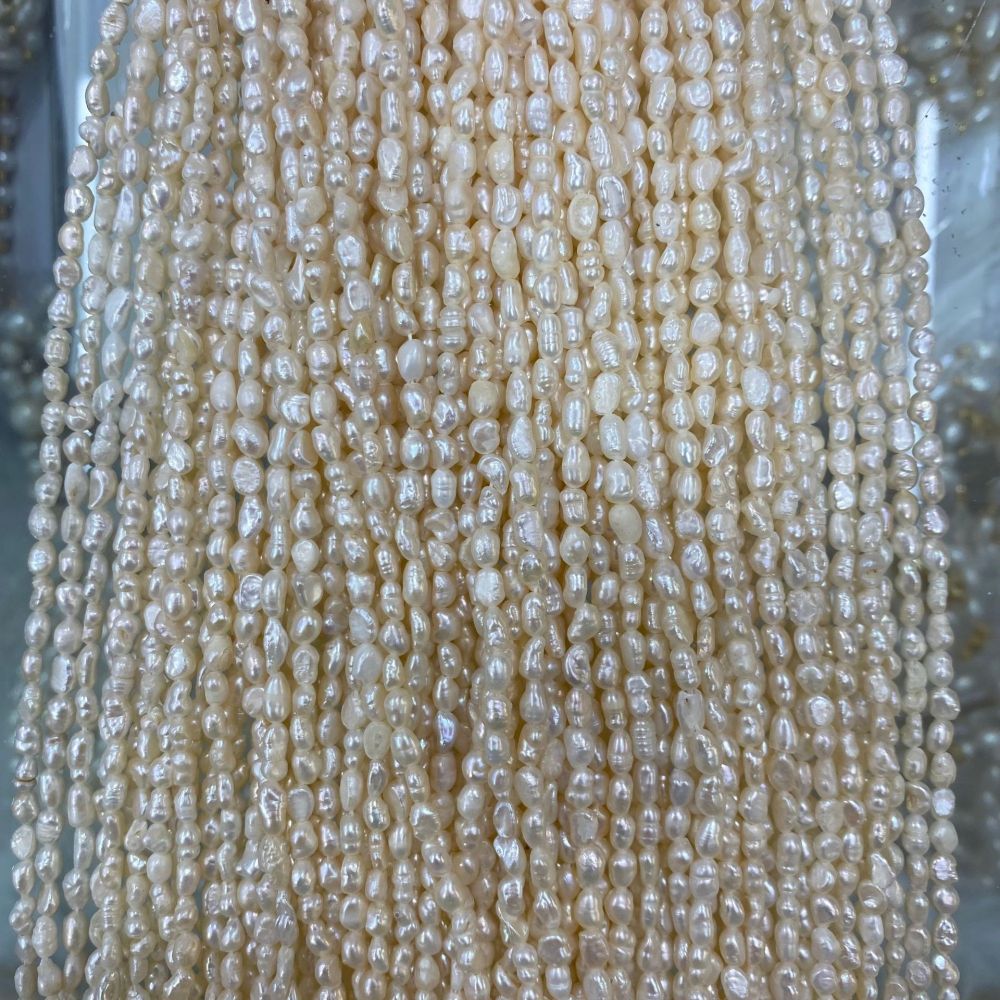 2-4mm Natural Baroque Freshwater Pearl DIY Accessories